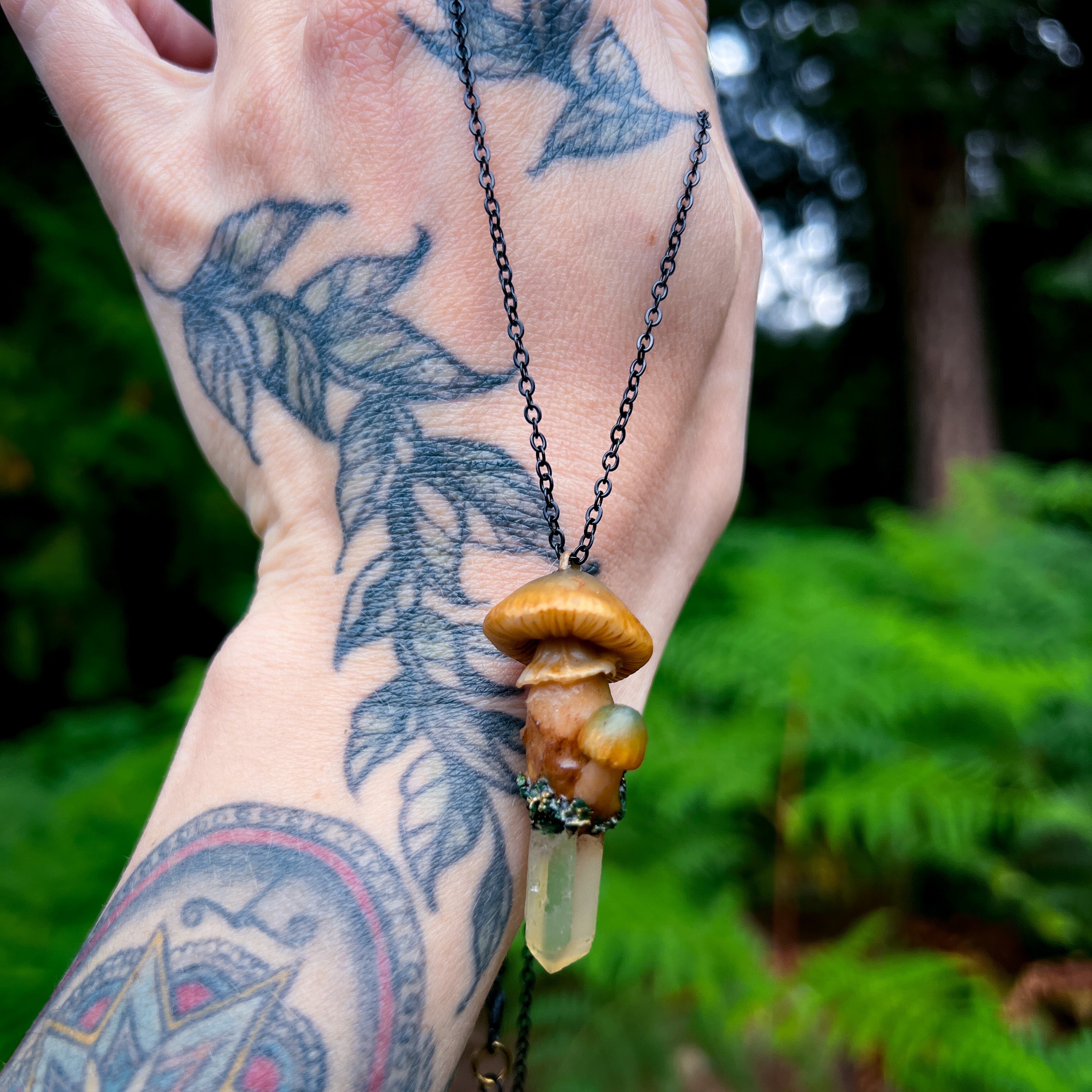 Small Mushroom Necklace