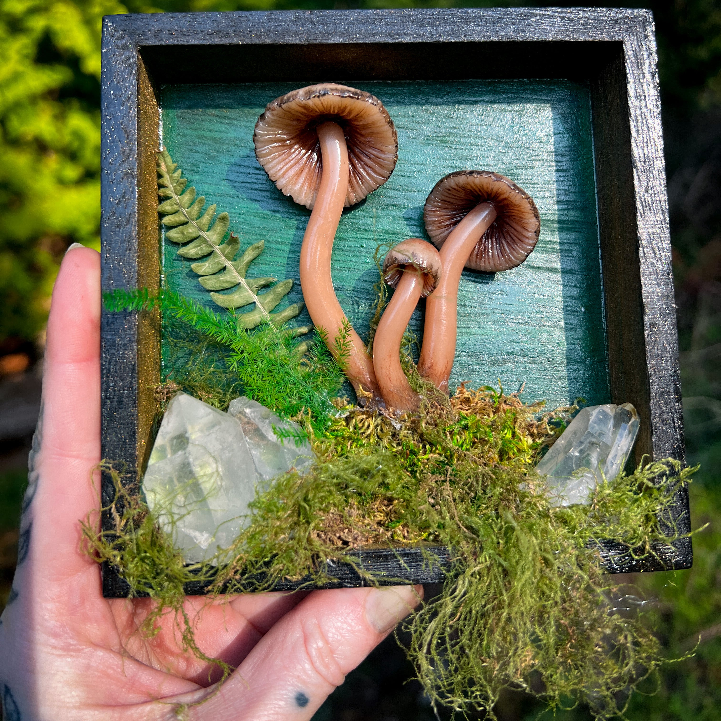 Mushroom & Moss Wallhanging